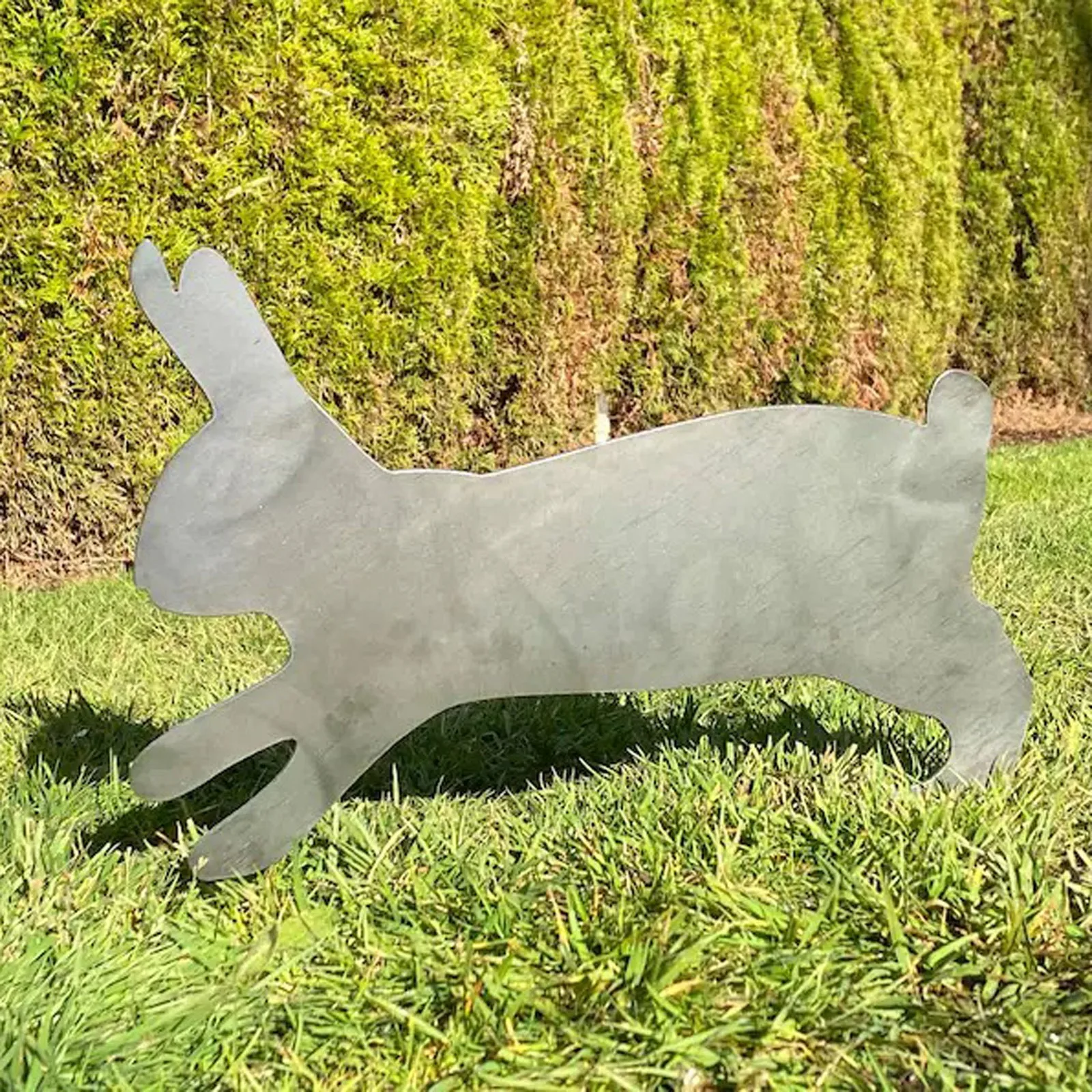 

3pcs 2022 Easter Bunny Decor Rabbit Garden Stakes Bunny Tools Photograph Easter Yard Art Farmhouses Decor Outdoor Metal Decor