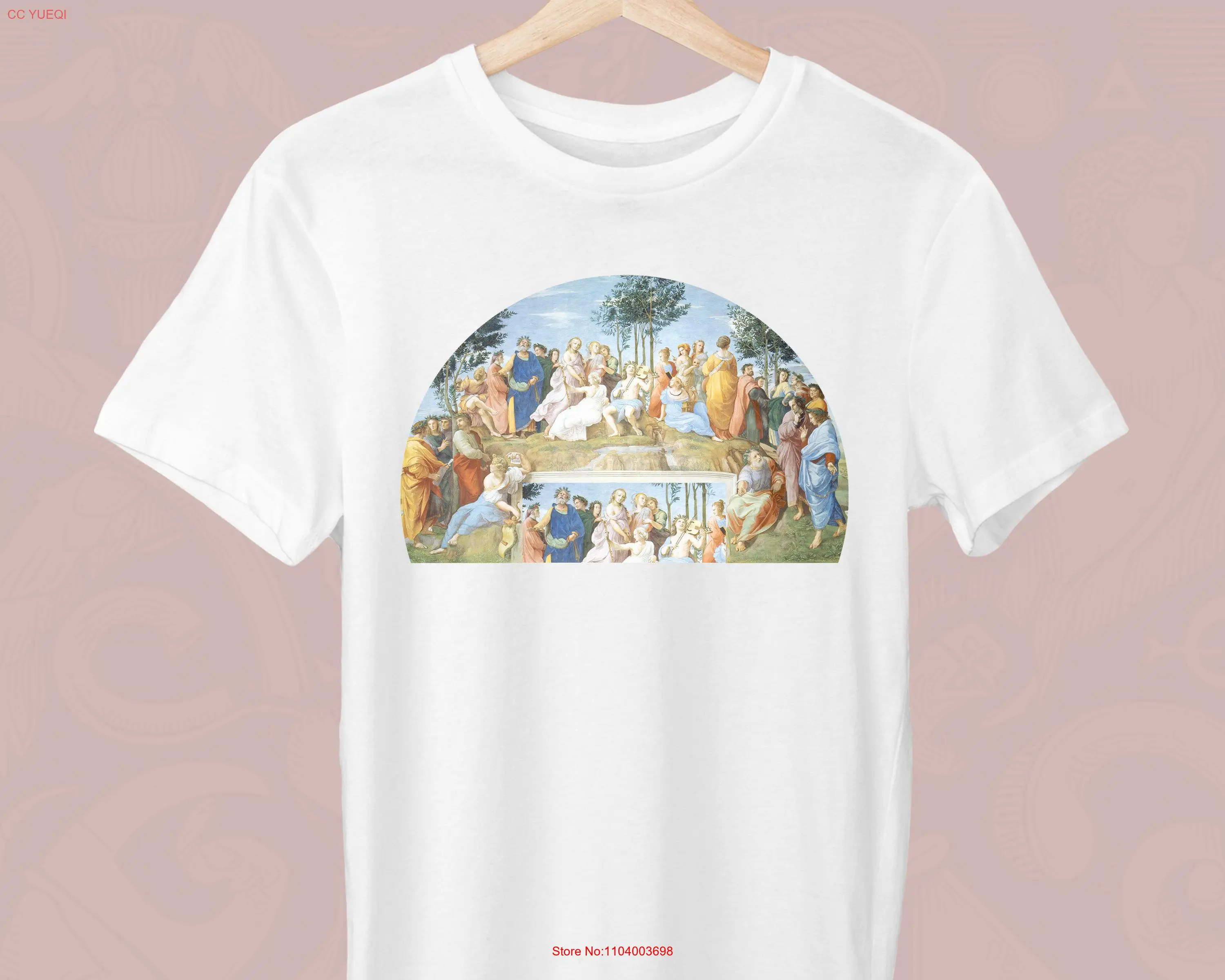 Футболка Parnassus Raphael короткая хлопковая