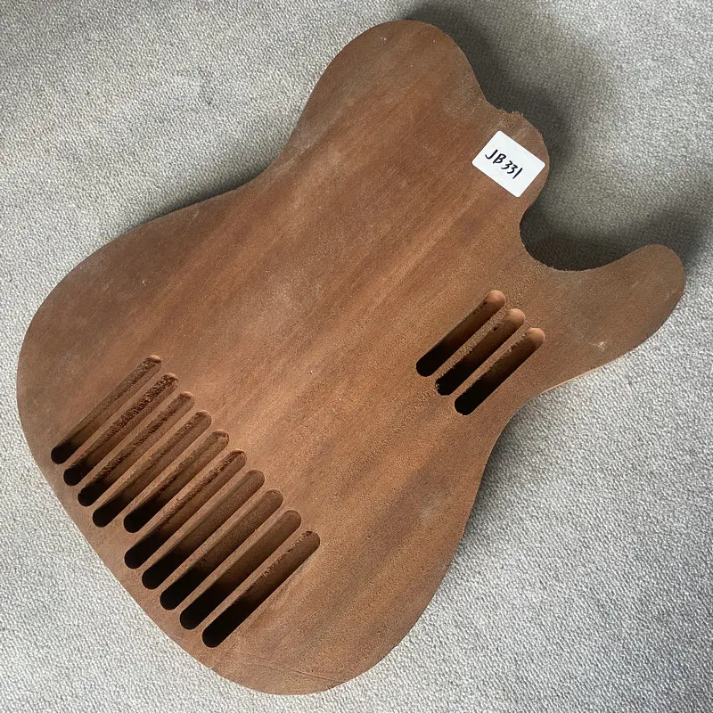 JB331 сырье из цельного красного дерева TL корпус электрогитары необрезанный