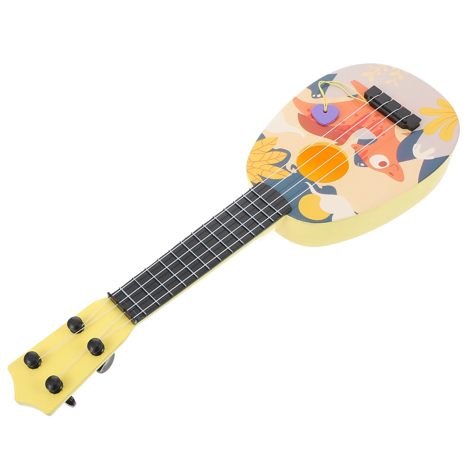 

Gift Box Ukulele Plaything Toddler Toys Girls Early Musical Learning Imitation Guitar Playing Small Plastic Beginner Instrument