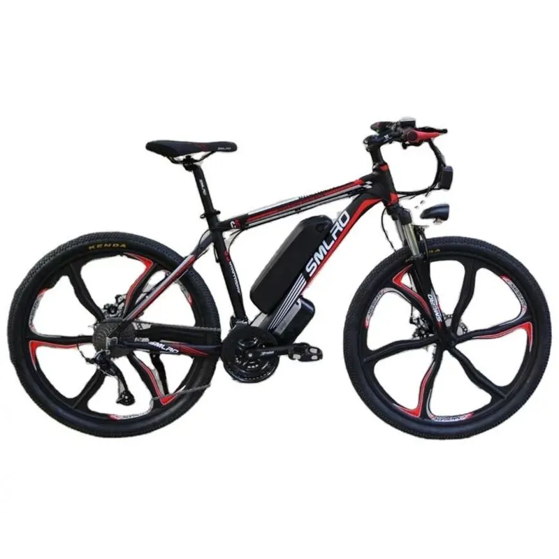 Dropshipping Smlro C6 48V 350W 500W 10Ah 13Ah Electric Bicycle 26 Inch Snow Mountain Bike MTB 21 Speed City Ebike