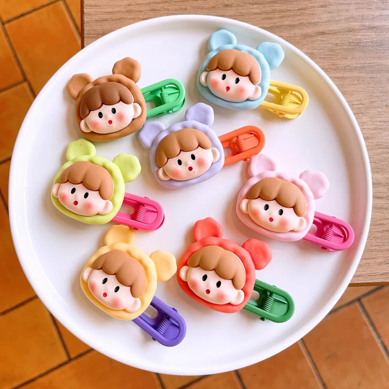 

Cartoon Dog Hairpin Candy Color Hairpin Pet Small Dogs Hair Clips for Chihuahua Pet Grooming Dog Accessories