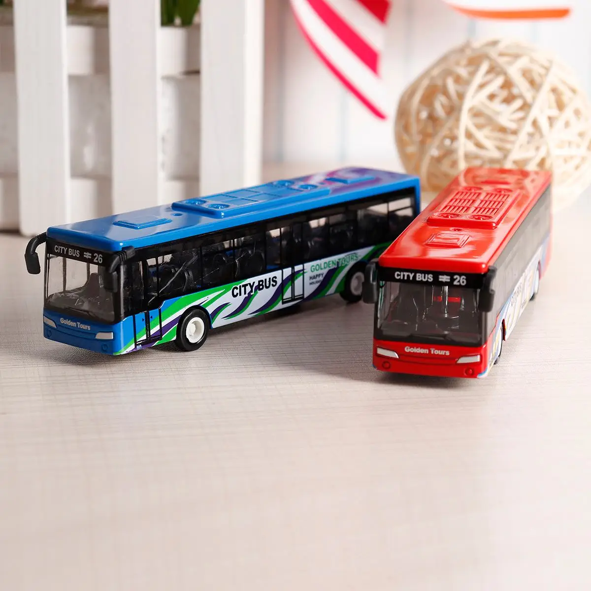 1 шт. игрушечная тележка из сплава для автобуса соотношение 1:64 | Игрушечный