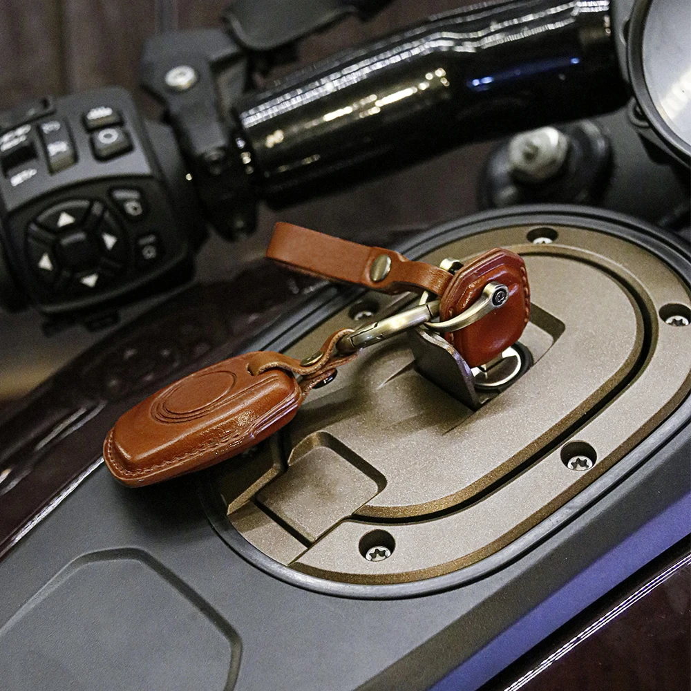 Кожаный чехол для ключей Harley Davidson XL1200C Sportster S 1200s &amp Pan America RA1250