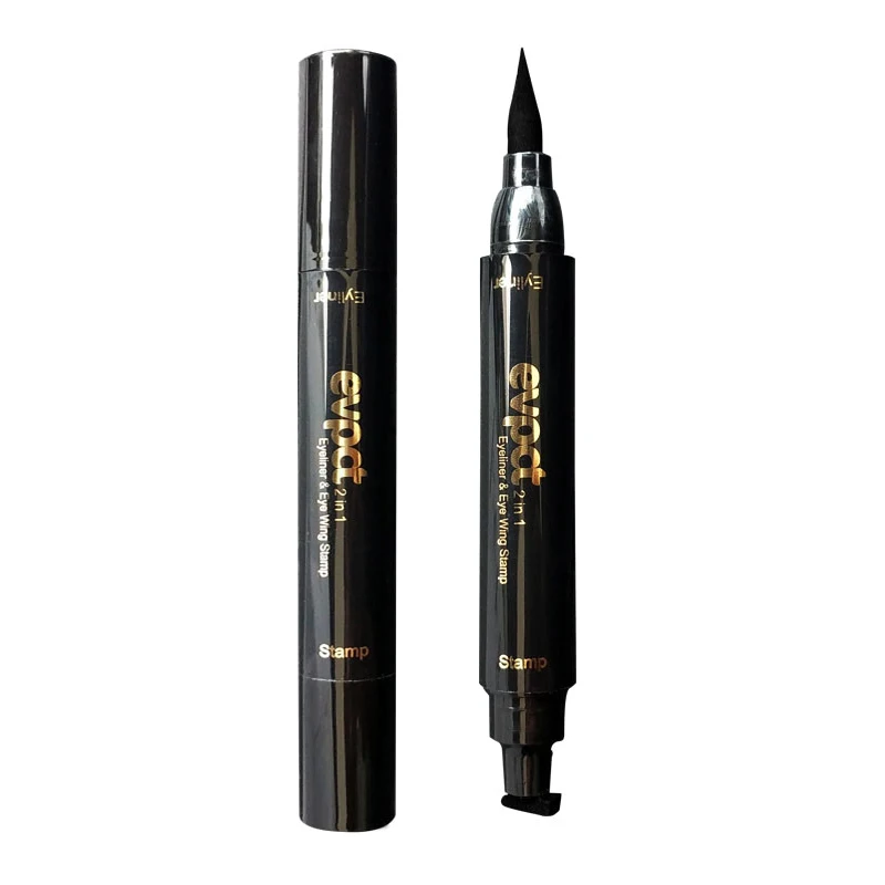 

Double-headed Eyeliner Pencil Stamp Black Winge Waterproof Long Lasting Natural Easy To Wear Liquid Eyeliner Eye Makeup TSLM1