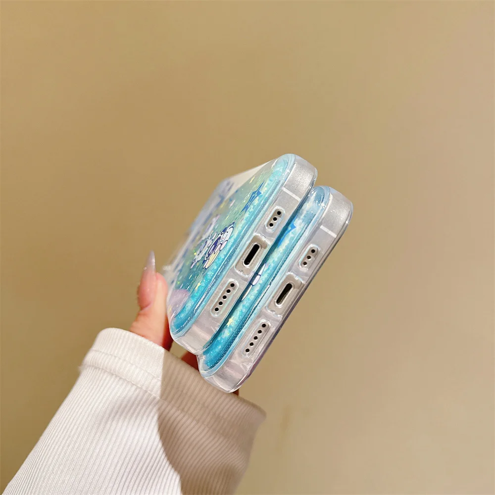 Светящийся в темноте Блестящий Мягкий чехол с рисунком астронавта для iPhone 15 14 12 11