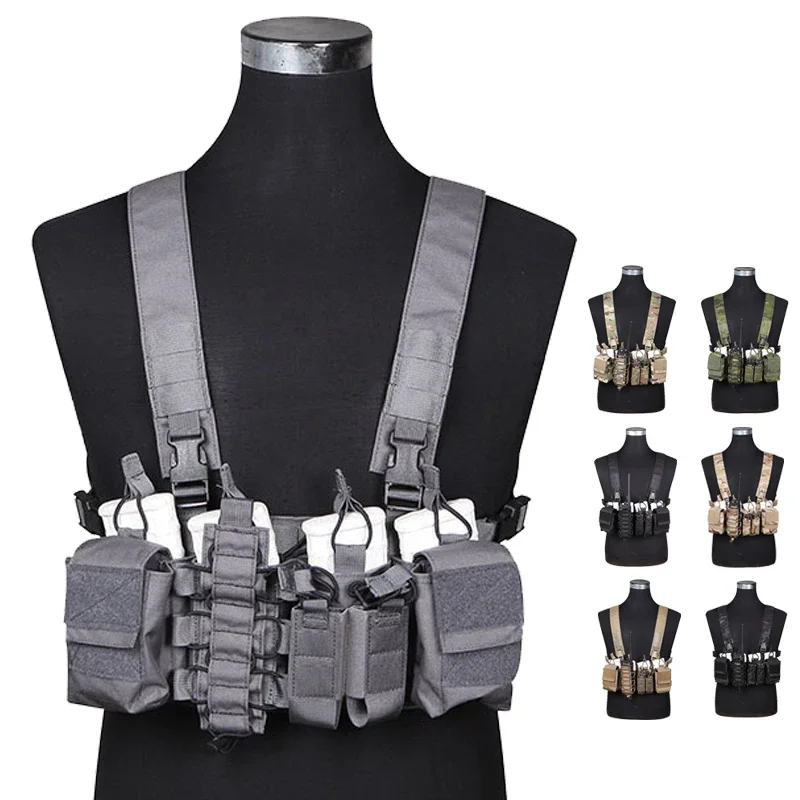 Фото Emersongear Chest Rig D3CR Rapid Assault Armor 5,56 Подсумок для рации Страйкбольный охотничий жилет-переноска Боевой тактический нейлон №1