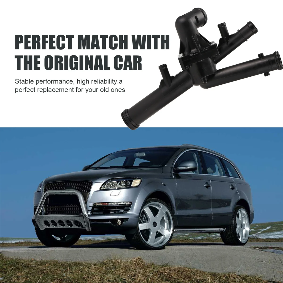 03Х 121117 А B 03H Корпус термостата в сборе C для AUDI Q7 4L 3.6L 2007-2010