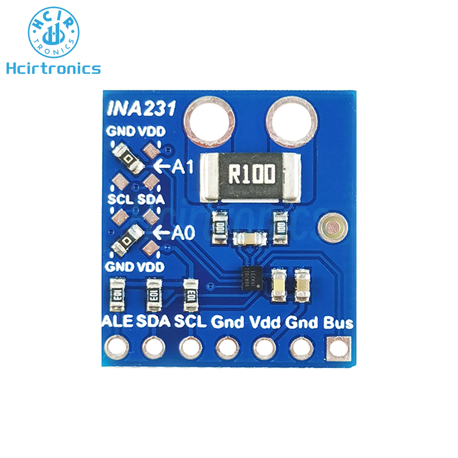 Модуль INA231 Интерфейс IIC I2C Двунаправленный модуль датчика тока/мощности 36 В R100
