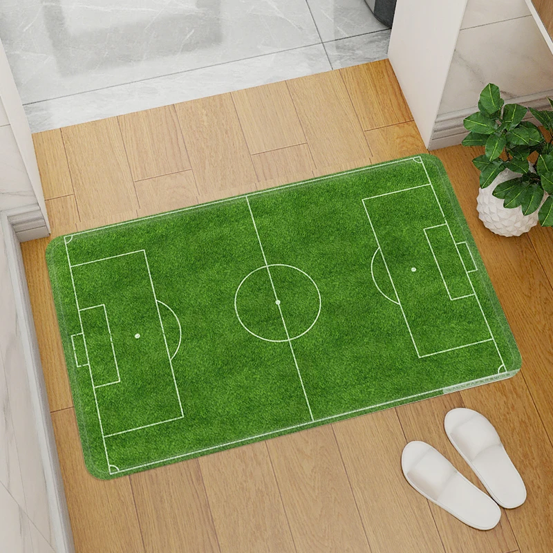 

Doormat Entrance Door Mat Football Field Room Mats Rugs Carpets Kitchen Carpet Prayer Rug Bath Foot Bathroom Floor House Hallway