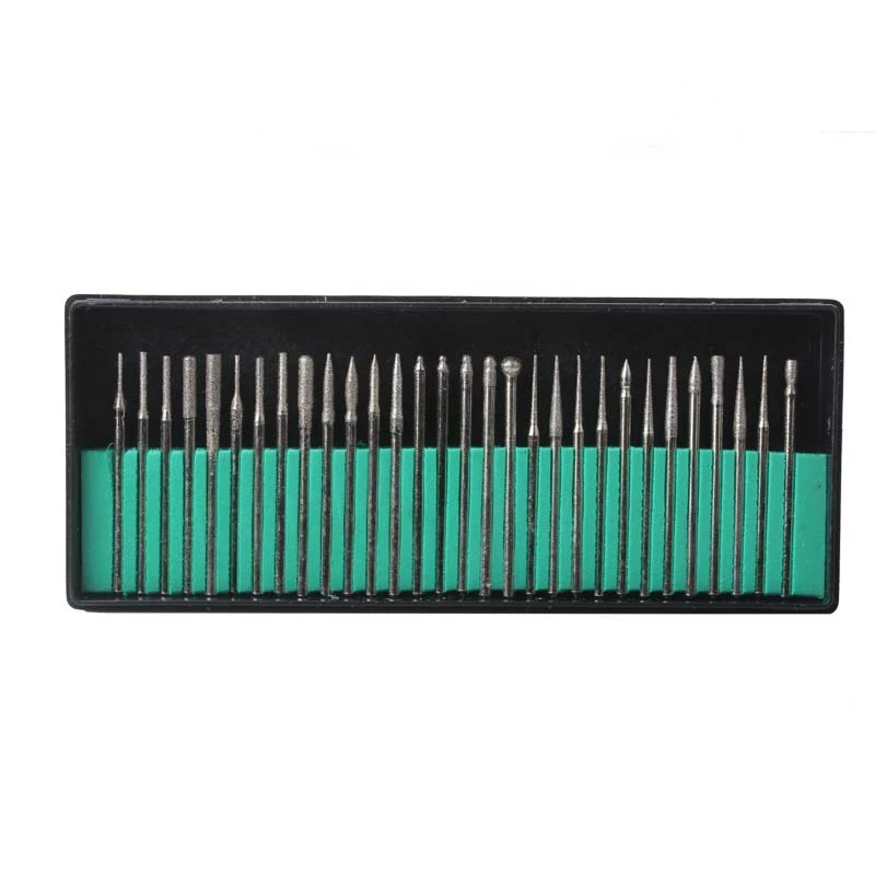 

30 шт., алмазные шлифовальные насадки, 30 шт.