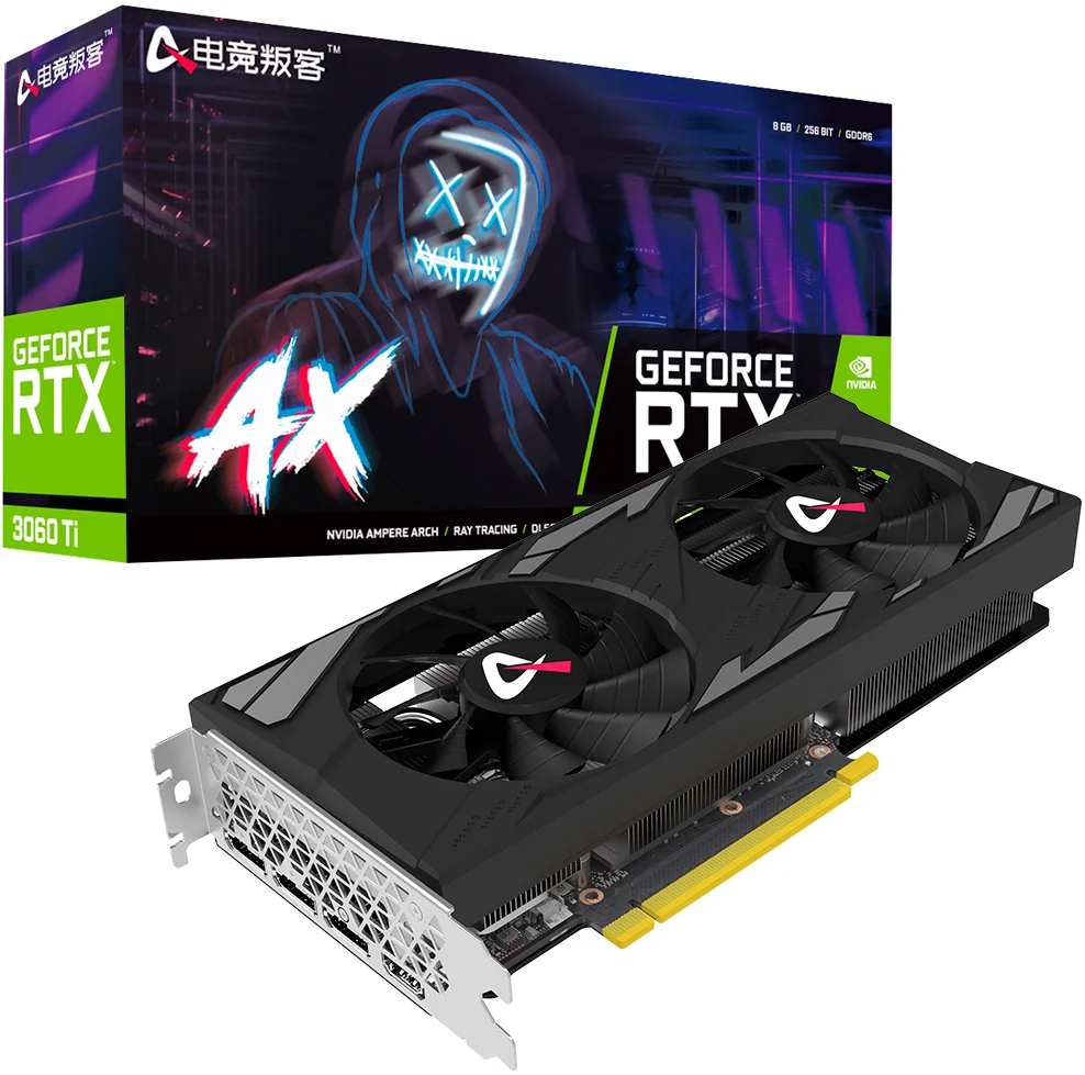 

RTX 3060ti 8G X2 LHR графическая карта с блокировкой мощности