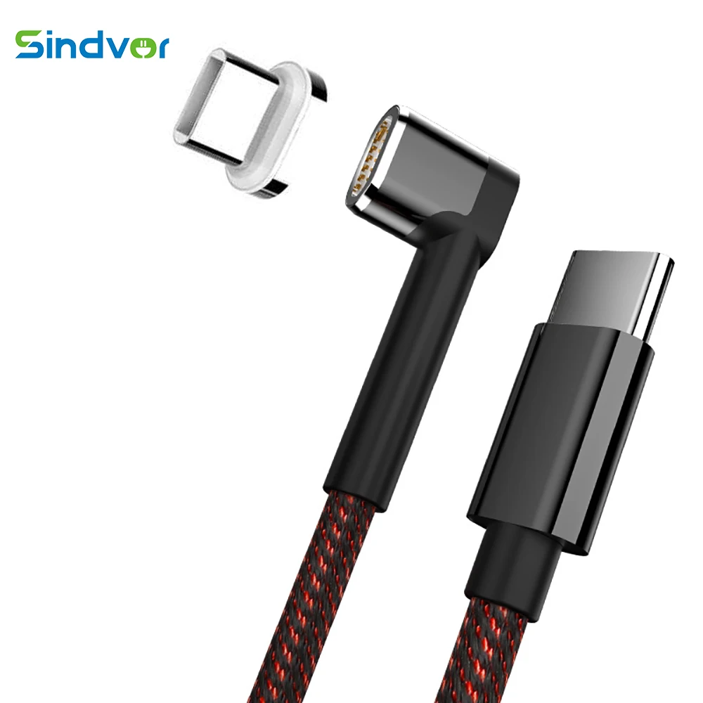 

PD18W TypeC To Lightning Cable For iphone Phone Elbow magnetic Quick Charge Fast Charging Cord For iphone14 Pro max 13 12 USB C