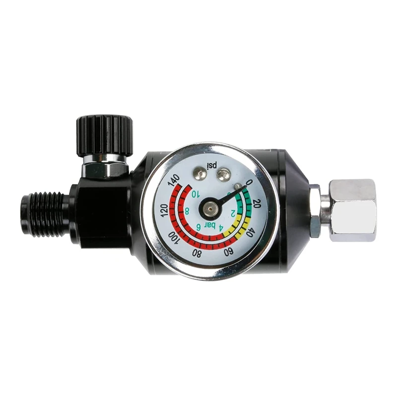 

Air Adjusting Regulator Valve With Pressure Gauge And In-Line Oil Water Trap Filter Separator For Spray Air Tools