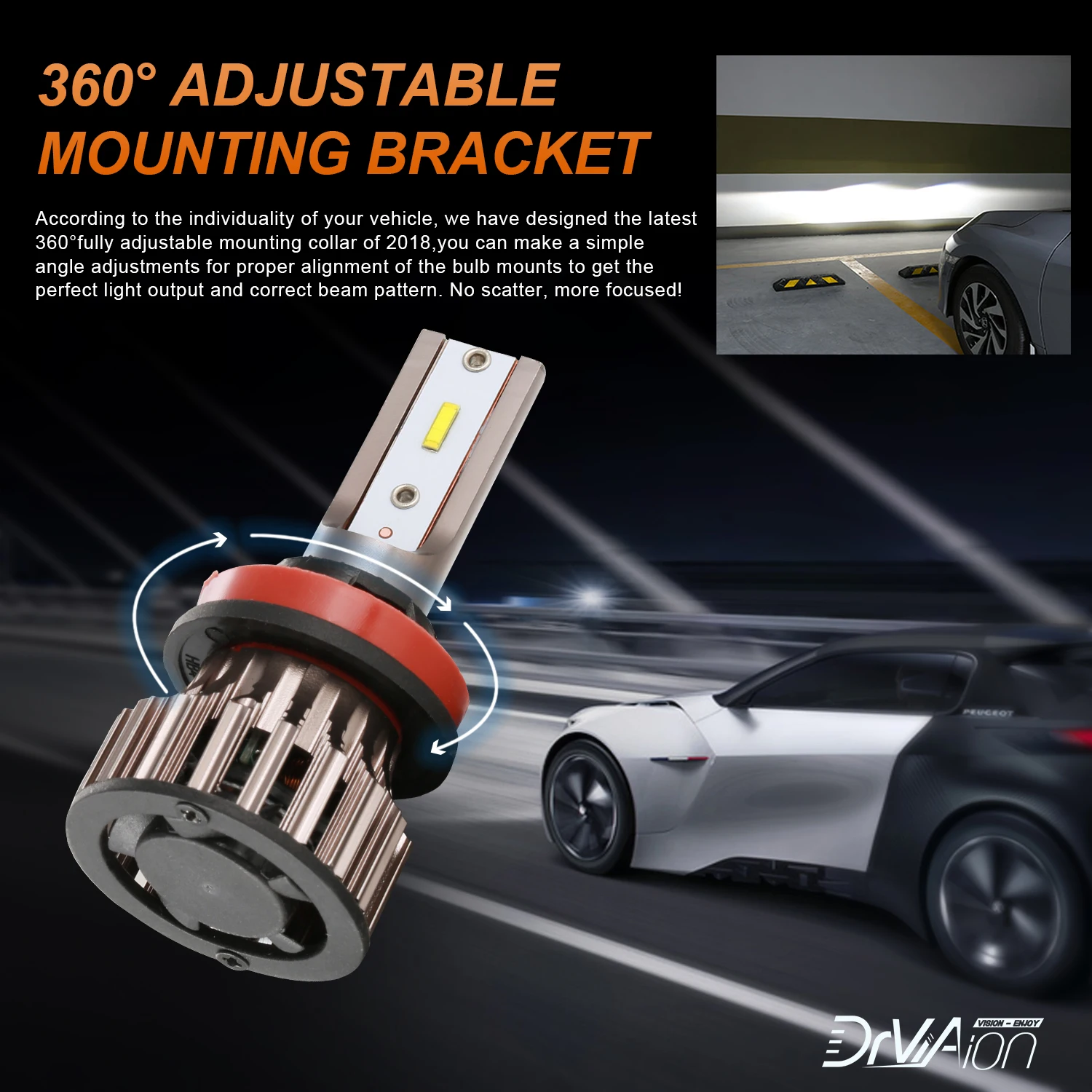 2x H11 H8 светодиодные противотуманные фары Canbus H16 H9 Автомобильная Лампа 6000K белая