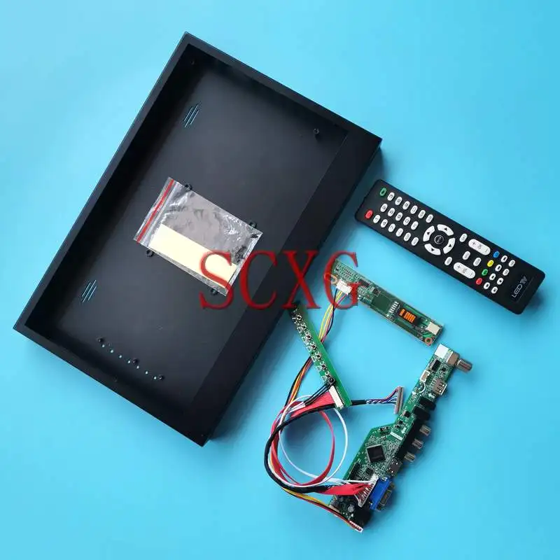 

For LQ133K1LA4A LQ133K1LD4B TV Analog Driver Board+Metal Case 1CCFL 1280*800 VGA AV USB RF HDMI-Compatible Kit 13.3" 20 Pin LVDS