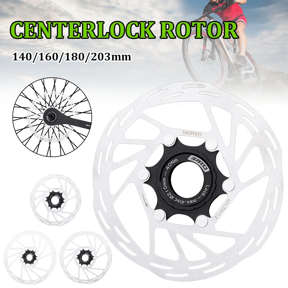 

MTB Road Bike 140mm/160mm/180mm Centerlock Disc Brake Rotors Heat Dissipation Cooling Hollow Pads Disk Center Lock Bike Parts