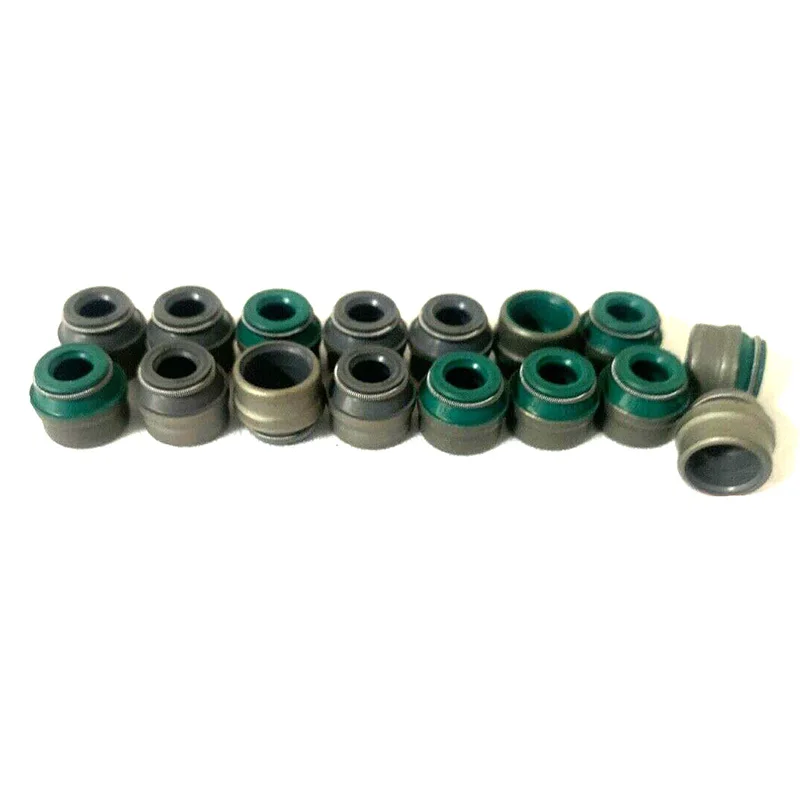 

NBJKATO Brand New Genuine 16pcs Valve Stem Seal 6650530158 For Ssangyong Korando C Actyon Kyron Rexton Rodius