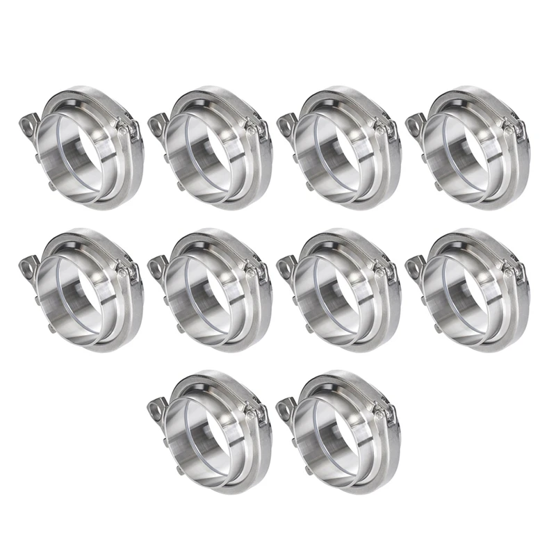 

304 Stainless Steel Sanitary Joint Clamp Chuck Connection Cup Mouth Fast Loading Heavy Clamp