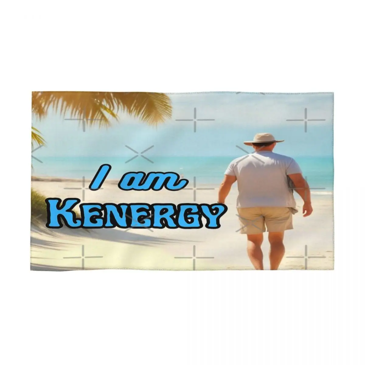 EBA Kenough 06 - I Am Kenergy 40x70cm Face Wash Cloth Water-absorbent Suitable for Pool Personalised Pattern