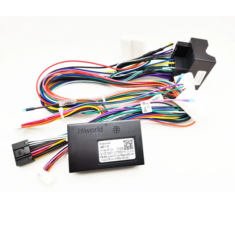 

Жгут проводов Quadlock, декодер шины CAN, 16-контактный разъем на 12-контактный разъем, автомобильный кабель Android, адаптер для Renault Megane 3 Fluence