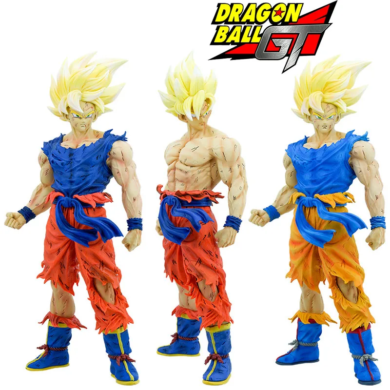 

Dragon Ball Super Battle Damaged Edition Son Goku Kakarotto Anime Characters Collection Car Ornament Figure Model Kids Toys Gift