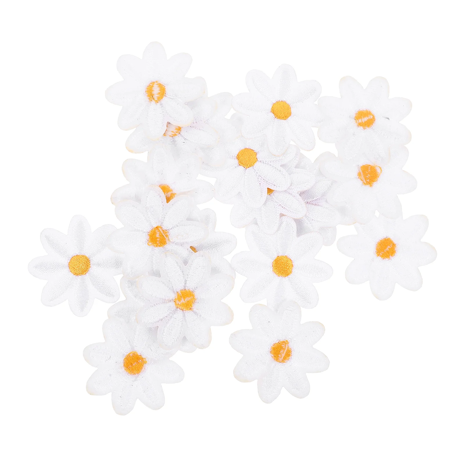 

Patch Patchesapplique Flower Sew Diy Sticker Clothes Daisy Iron Clothing Decorative Embroidery Floral Badge Sunflower Appliques