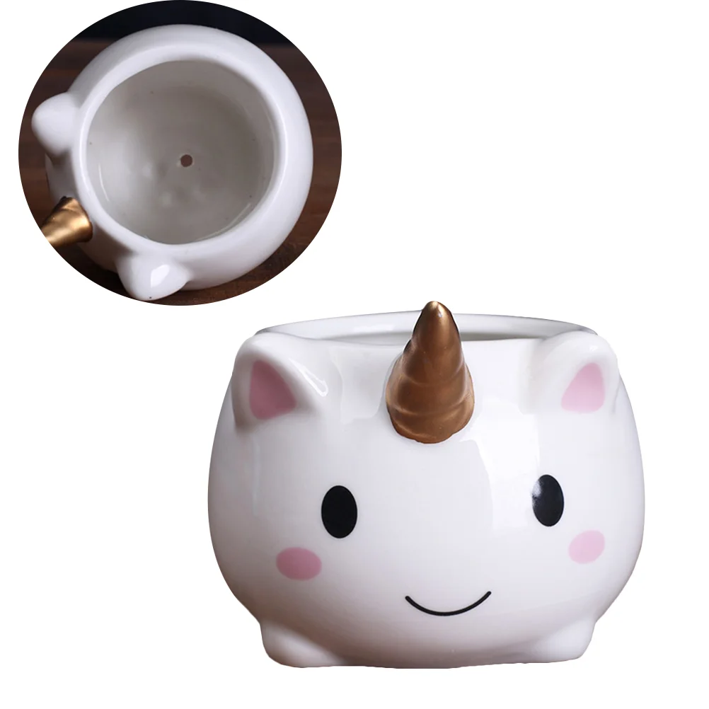 

Pot Flower Potsdrainage Succulents Succulentceramiccat Holder Plantcactuslovely Planters Planter Holes Animalnursery Basin