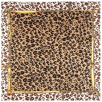 leopard scarf women twill silk shawl large square scarf 130130cm fashion oversized scarves lady gifts present