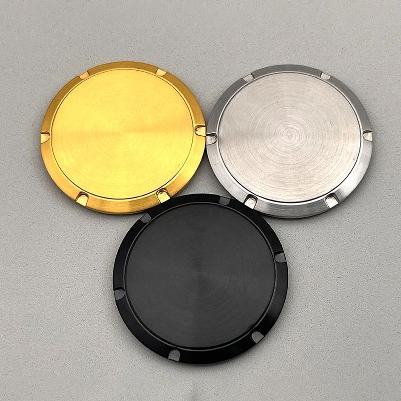 

Brushed Watch Cases Back Cover 30mm Thread Diameter Fit Seiko SKX007 Turtle 6105 Tuna For NH35 NH36 Movement Watch Cases Parts