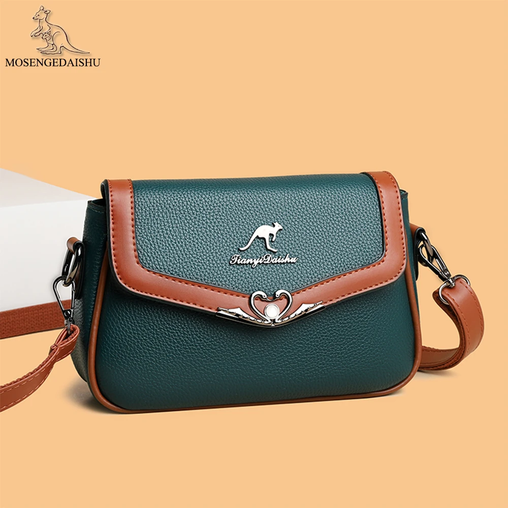 

Новинка 2022, Маленькая женская сумка через плечо, роскошные дизайнерские женские сумки-мессенджеры со вставками, модная женская сумка станд...