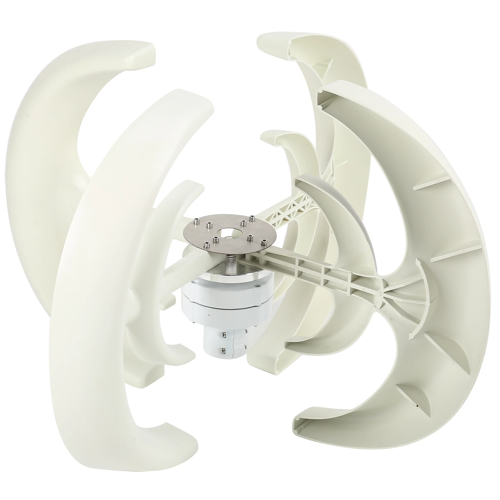 Ветер турбины фонарь двойной слой 4 лезвия вертикальные оси генератор Ассамблеи