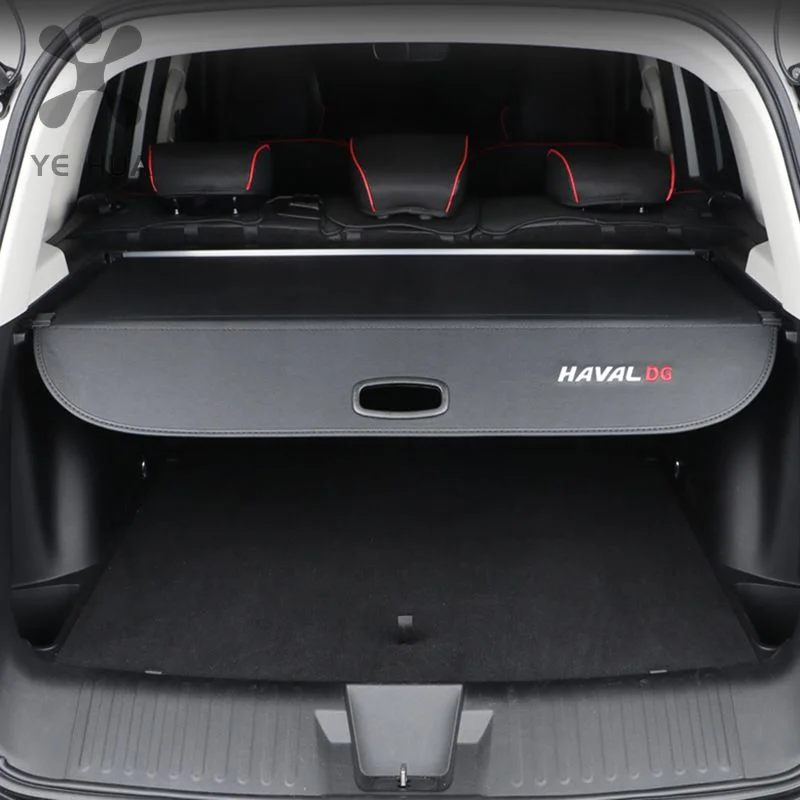 

Car Rear Trunk Privacy Curtain Security Shield Cargo Cover for Haval Dargo 2021 2022 Waterproof Interior Accessories