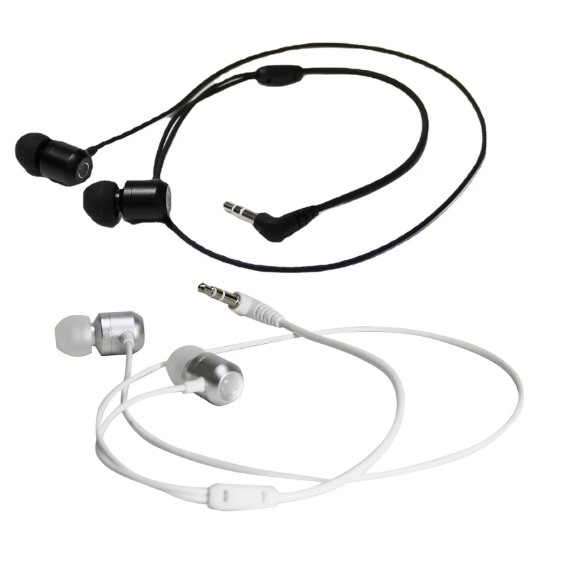 Проводные наушники-вкладыши не спутывающиеся с шумоизоляцией игровые наушники