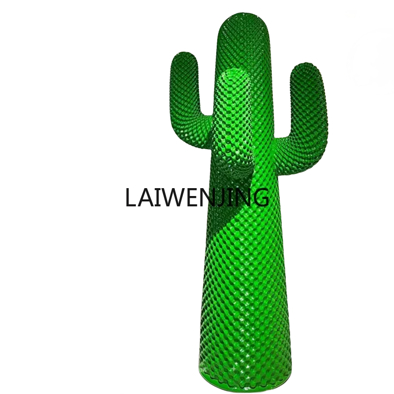 Модная вешалка для пальто в виде гигантского кактуса зеленая напольная большая