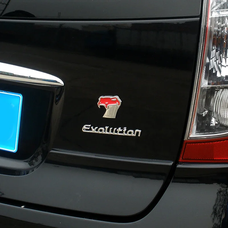 Боковая эмблема кузова автомобиля наклейка на задний багажник для Mitsubishi Evolution