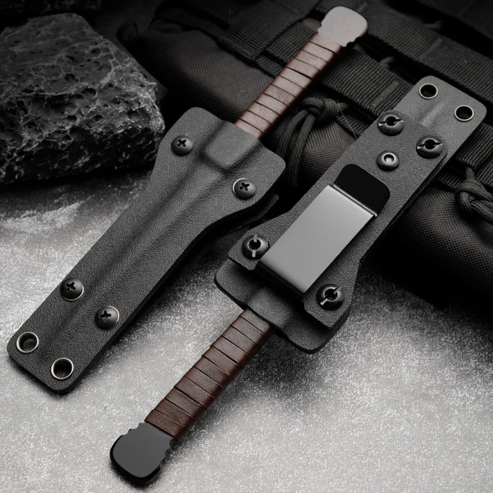 Многоцелевой стальной нож 80CRV2 с ледяным конусом — идеальный уличный инструмент