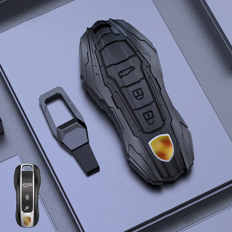 Для Porsche Cayenne Panamera 971 911 Macan Boxster 718 Carman Carrera GT 918 Spyder Taycan чехол ключа дистанционного