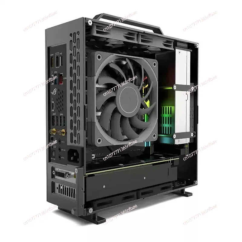Фото Корпус A24-V5 5L Mini ITX для настольных ПК малого форм-фактора с двумя слотами и блоком питания 1U с одним выходом №2