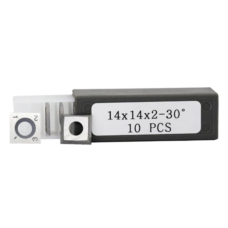 

10PCS Carbide Cutter Inserts Knives for Woodworking Spiral Helical Planer Head