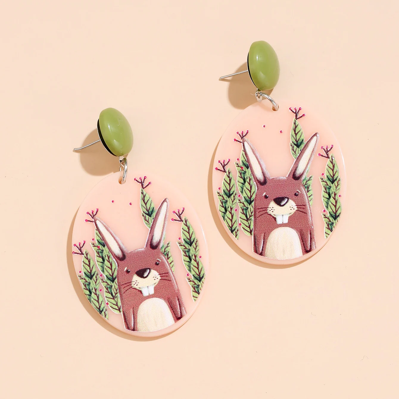 Серёжки женские, увеличенные, в виде животных, в стиле хип-хоп