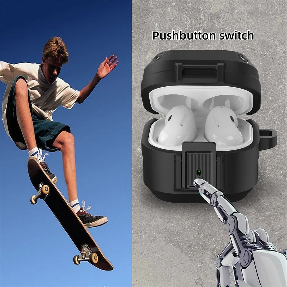 Чехлы для наушников Samsung Galaxy Buds Live FE 2 Pro Силиконовый противоударный защитный