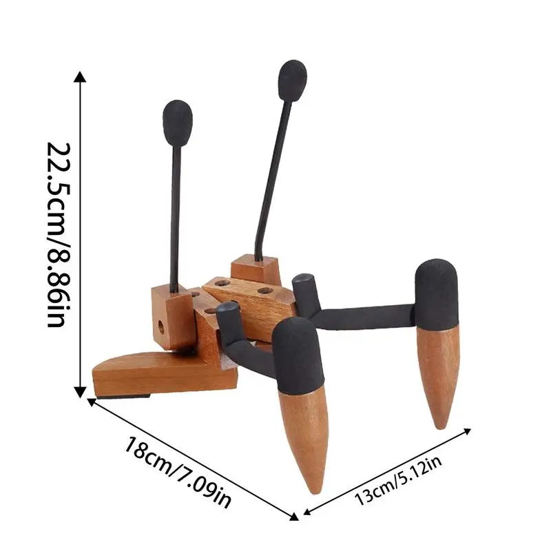 Складная подставка для гитары из твердой древесины складная вешалка защитные