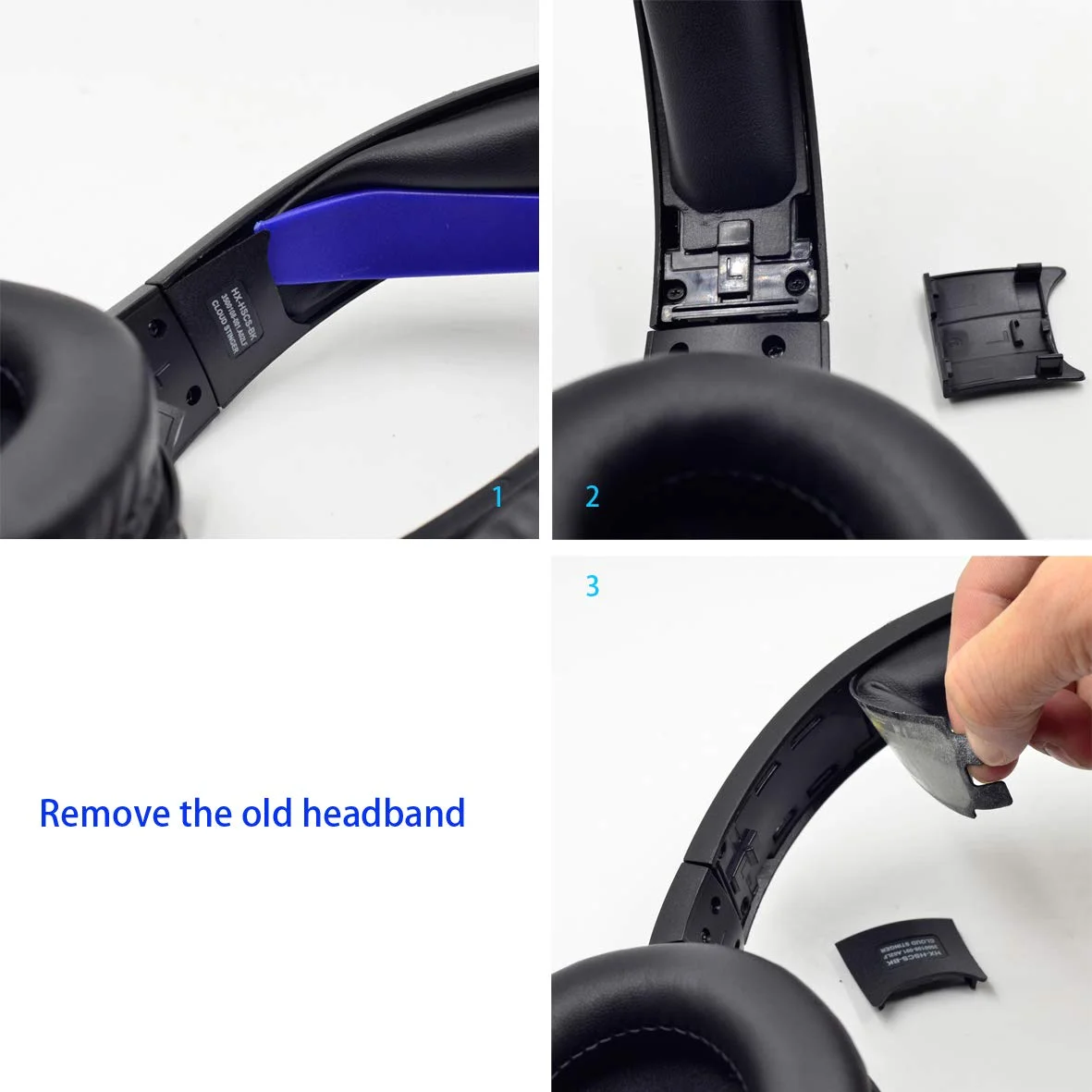 Сменная повязка на голову подушки Обложка запчасти для ремонта гарнитуры Kingston