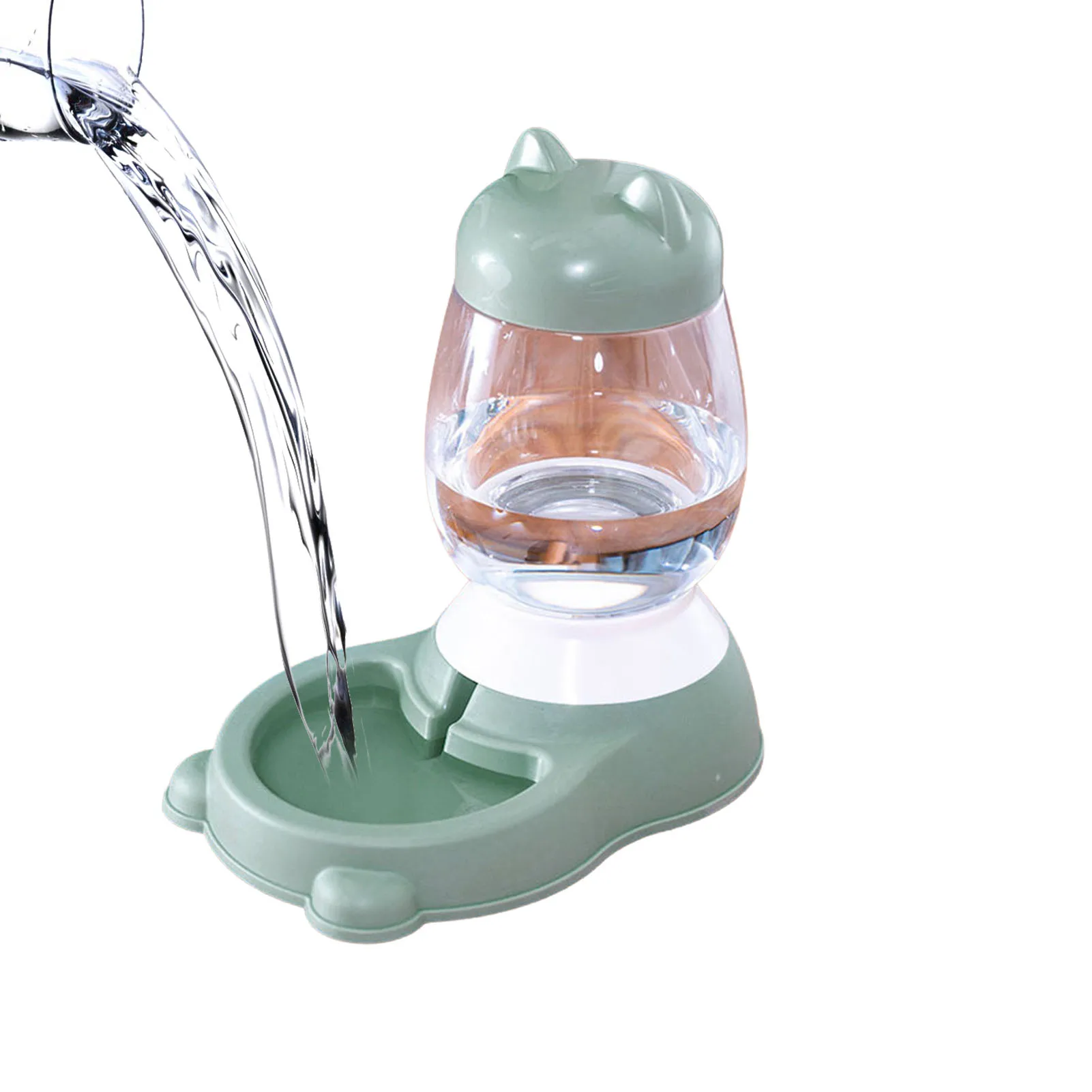 

Cat Food Dispenser Pet Feeder Spring Water Control Pet Feeder For Feeding And Hydrating Cats And Dogs.