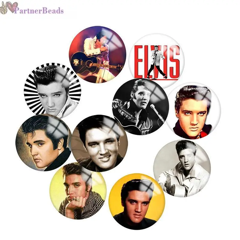 

Music Round Photo Glass Cabochon Demo Flat Back Making Findings 20mm Snap Button N0031