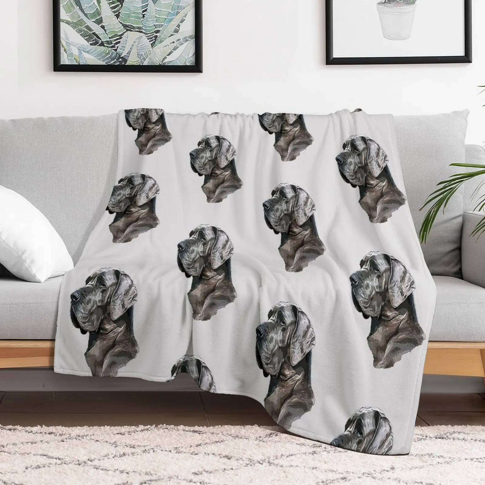 Great Dane Blue Beauty плед