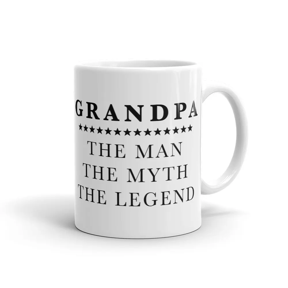 

Grandpa Mugs Mum Mom Cups Papa Cups Grandma Cups Dishwasher and Microwave Safe Ceramic Friend Gift Mugen Coffee Mug Home Decal