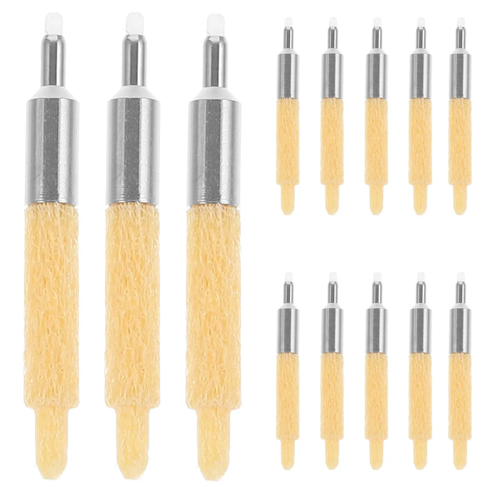 20 шт., сменные наконечники для маркеров, металлические, желтые