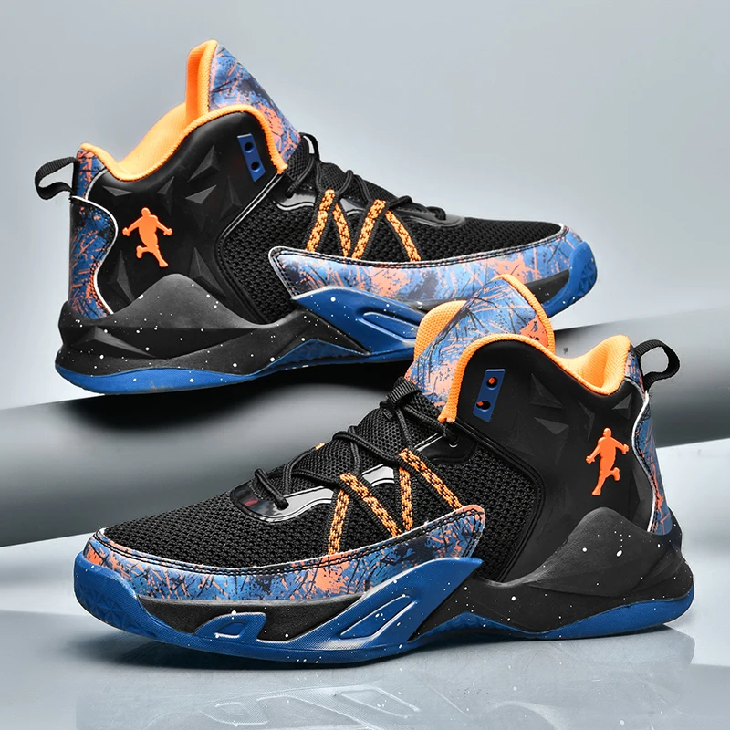 

New Breathable Men's Basketball Shoes Cushioning Non-Slip Casual Footwear Wearable Sports Shoes Training Male Sneakers Unisex